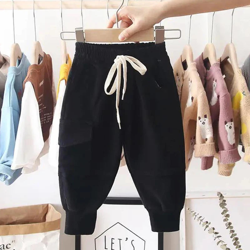 Boy's Cotton Cargo Pants