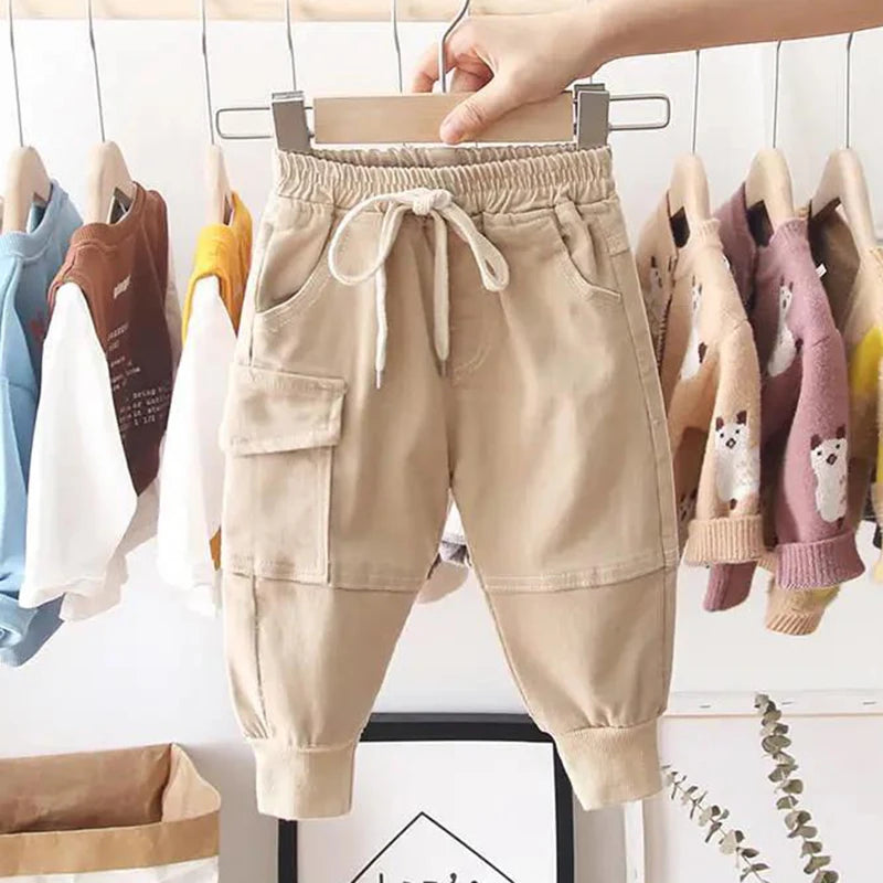 Boy's Cotton Cargo Pants