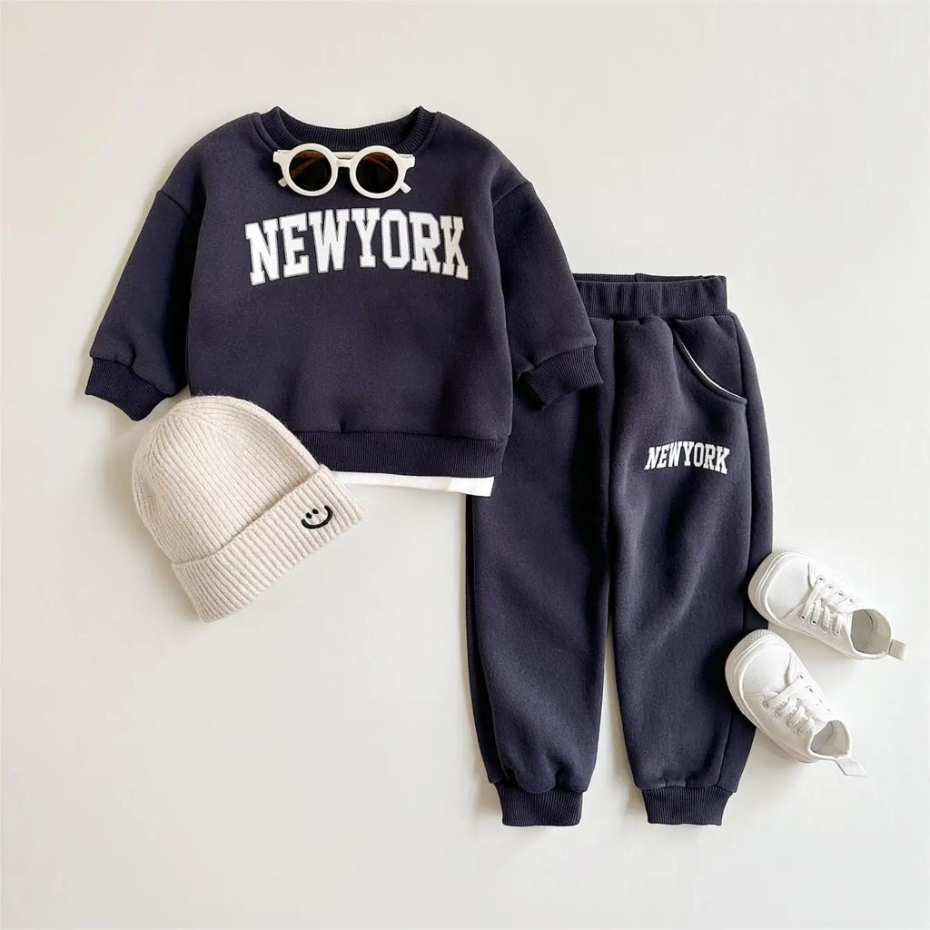 NEW YORK Athletic Suit Set 9M-4T