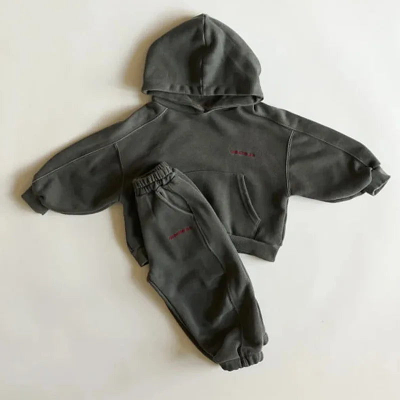 Athletic Hooded Sweatsuit 12M-6T