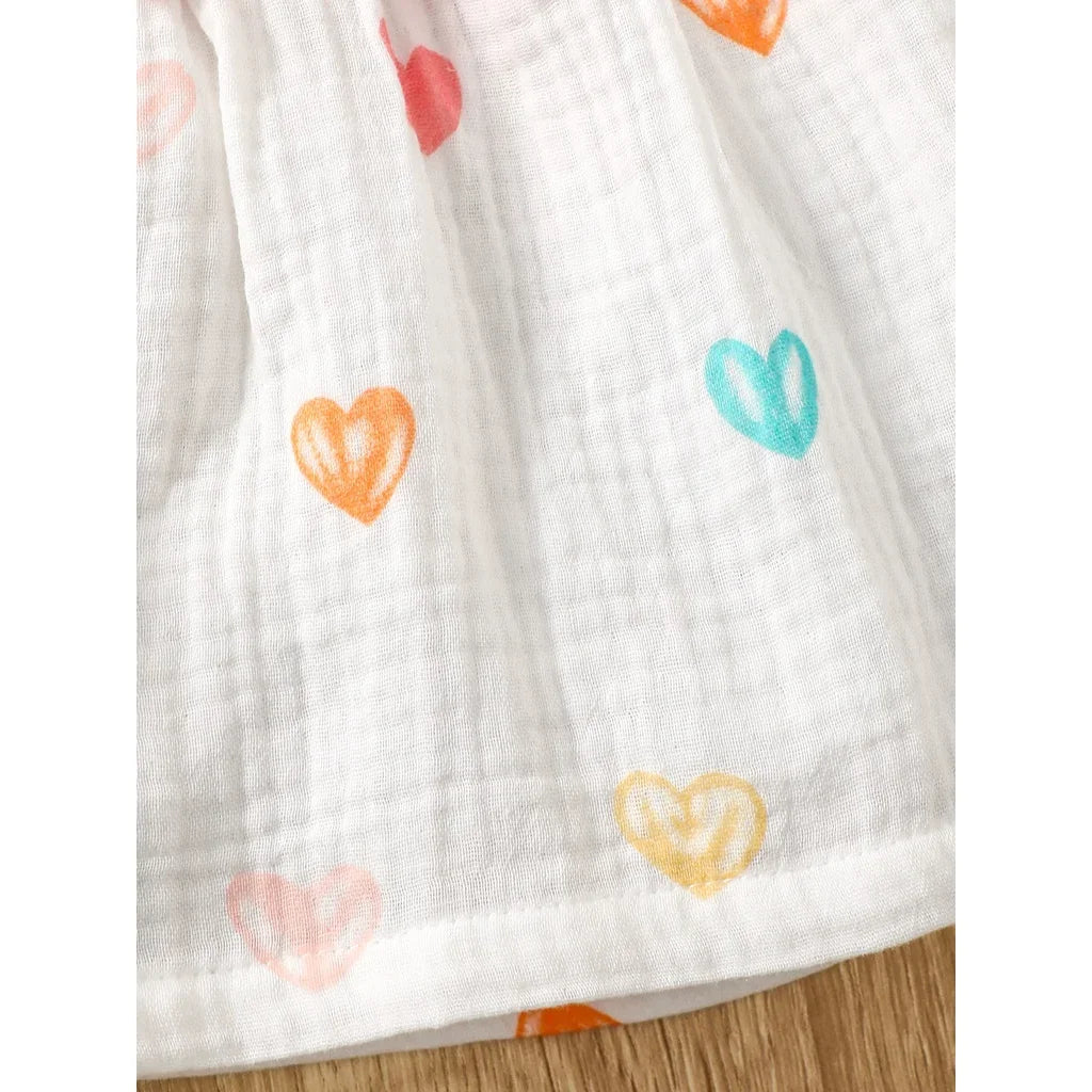 Sleeveless 2PC Dress Set Newborn- 9M
