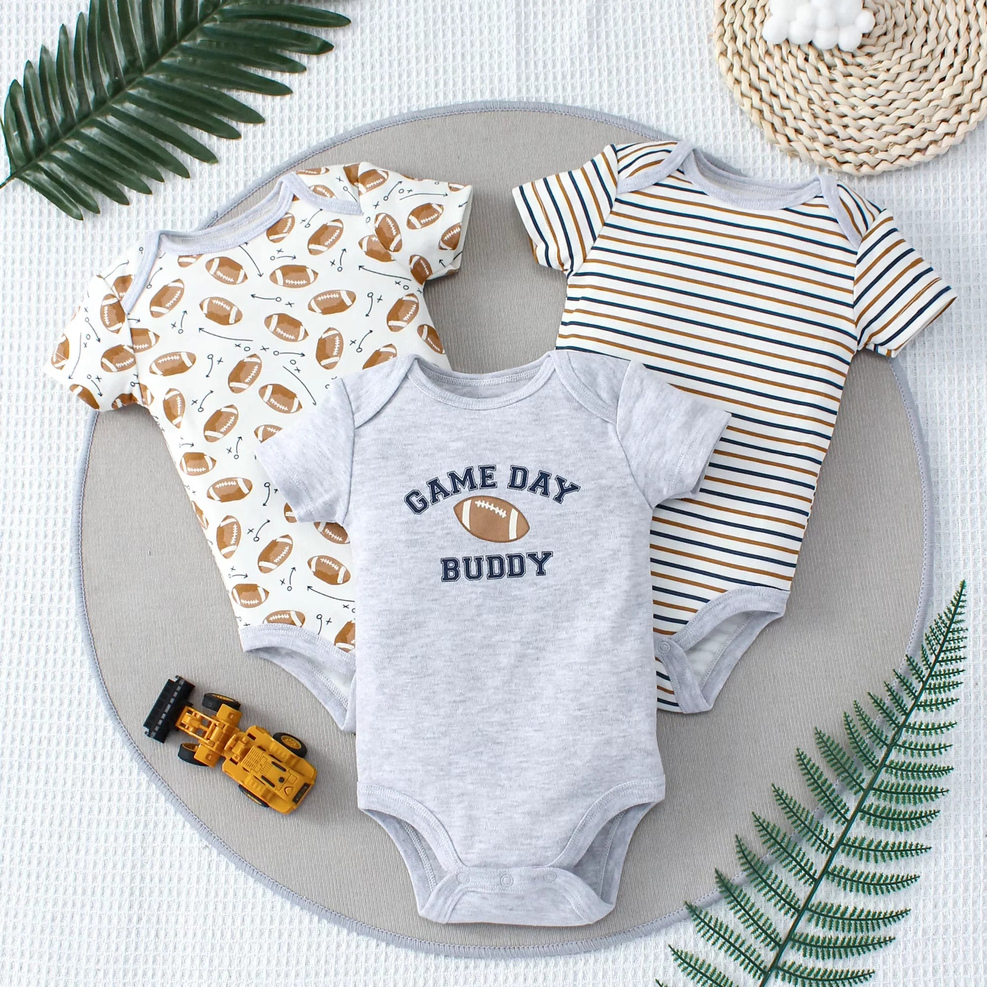 Baby Boy Onesies (Set of 3) Newborn-9M