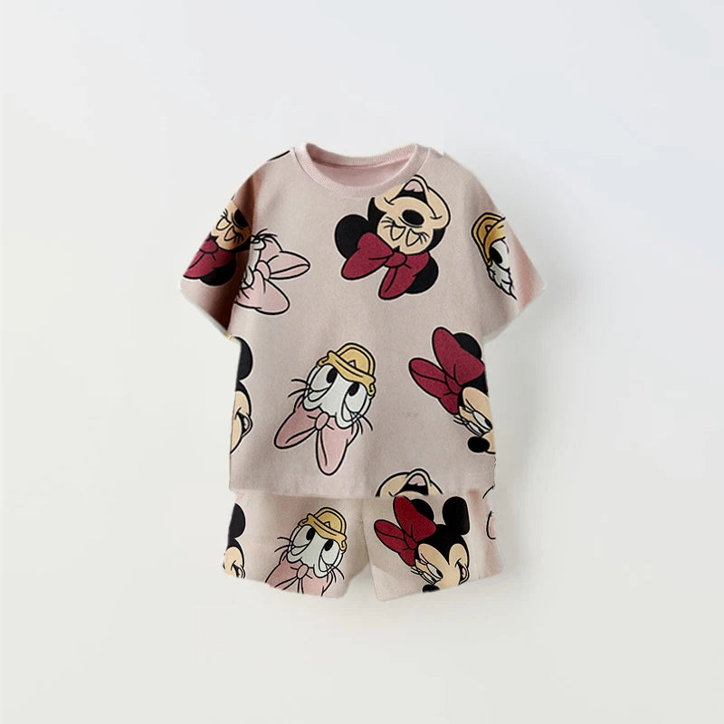 Unisex Disney T-Shirt & Short Set 9M- 5T