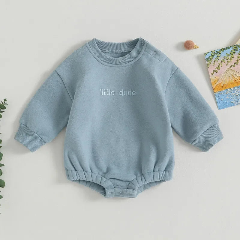 Boys Sweatshirt Onesie 0-18M