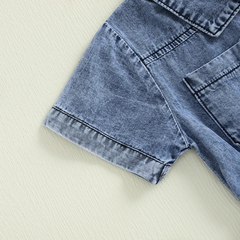 Girls Denim Overalls 18M- 3T