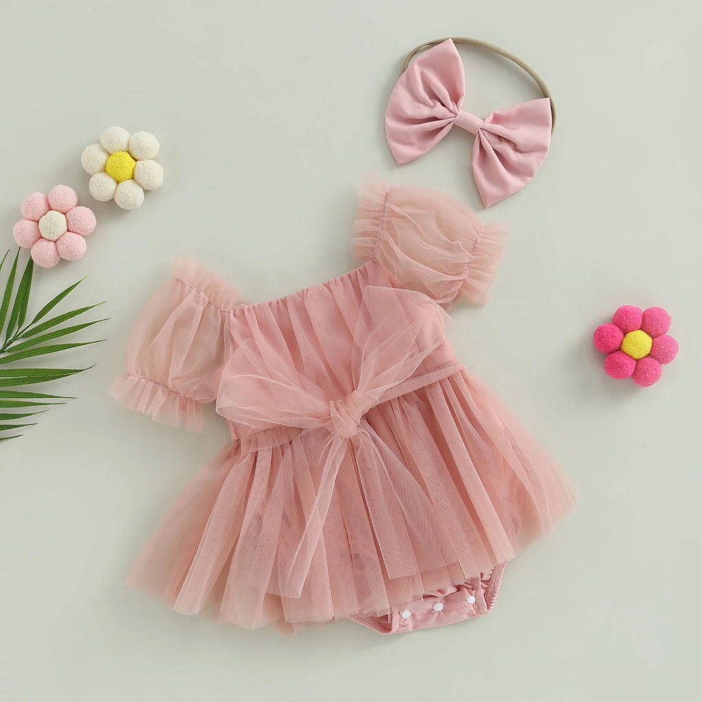 Tulle Dress with Headband Set 6M-24M
