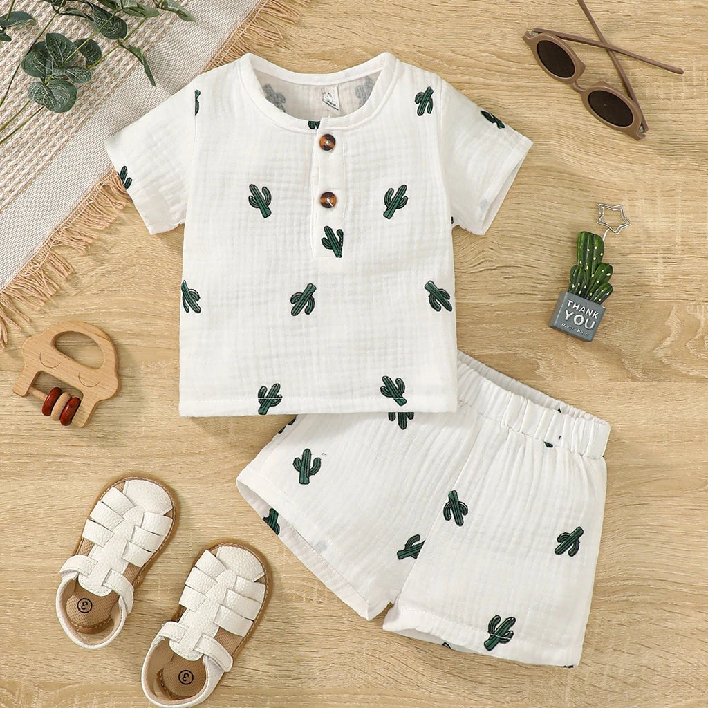 Boy Casual Cactus Set 3M-3T