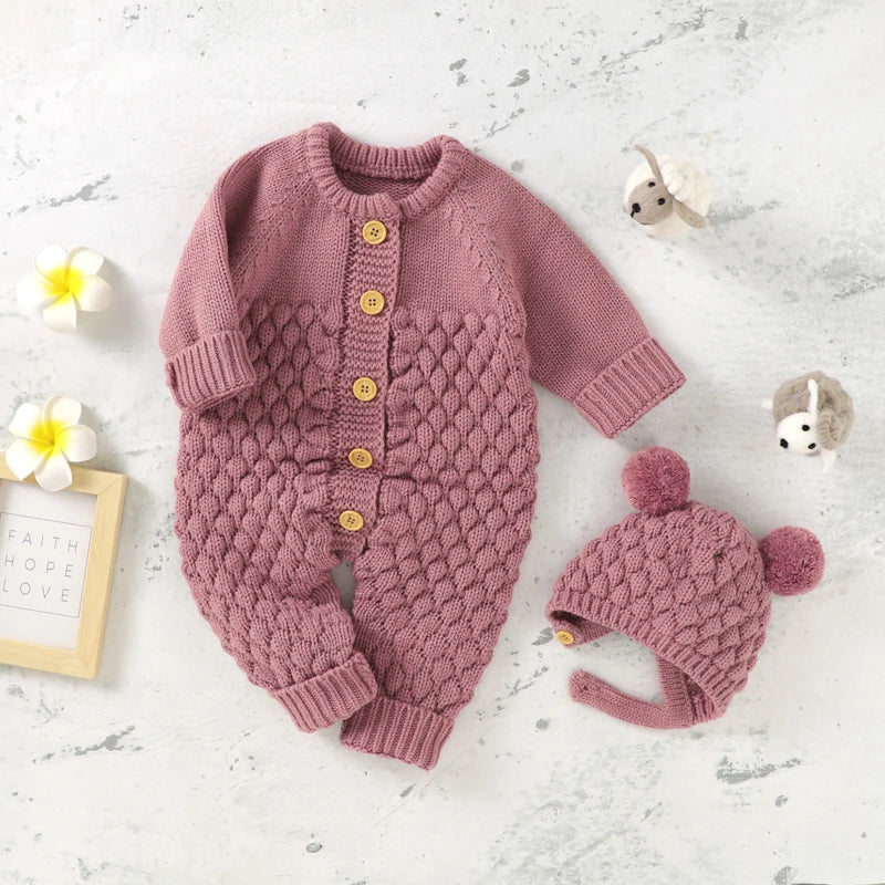 Unisex Onesie Set Onesie+Boots +Mitten and Hat 4PC