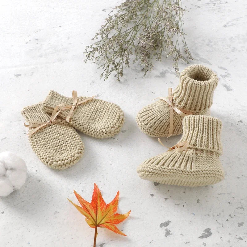 Unisex Onesie Set Onesie+Boots +Mitten and Hat 4PC