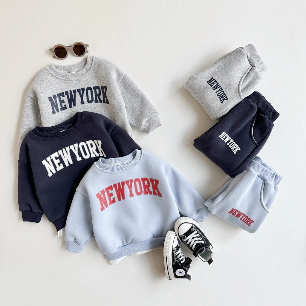 NEW YORK Athletic Suit Set 9M-4T