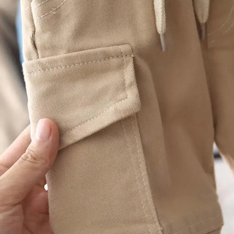 Boy's Cotton Cargo Pants
