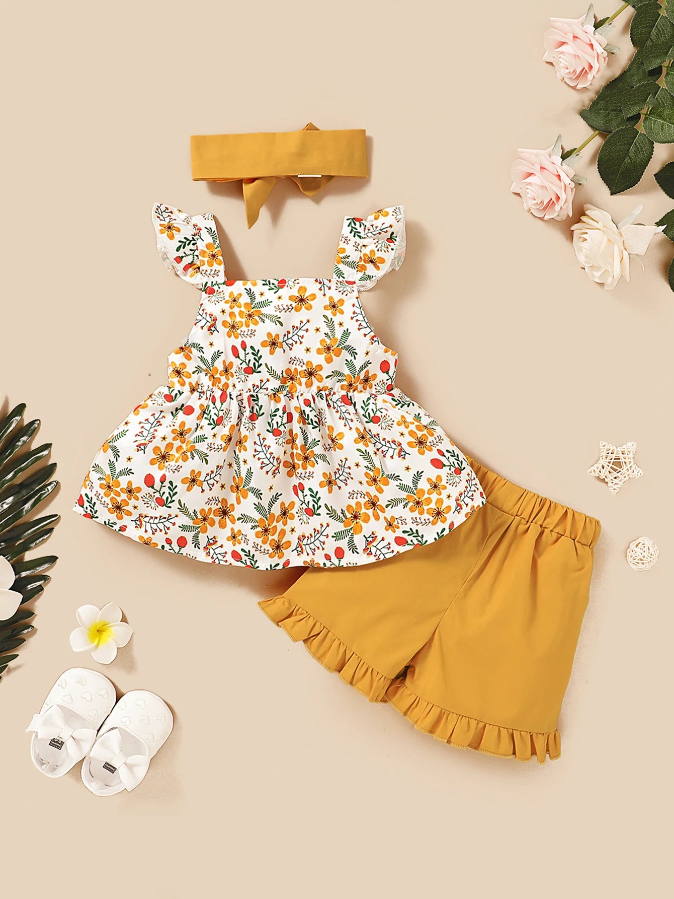 Summer 3 Piece Floral Set