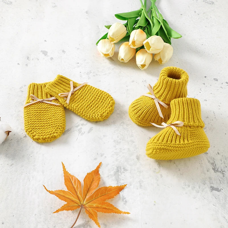 Unisex Onesie Set Onesie+Boots +Mitten and Hat 4PC