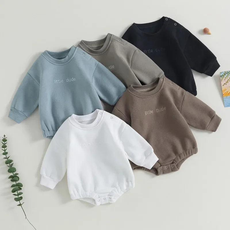 Boys Sweatshirt Onesie 0-18M