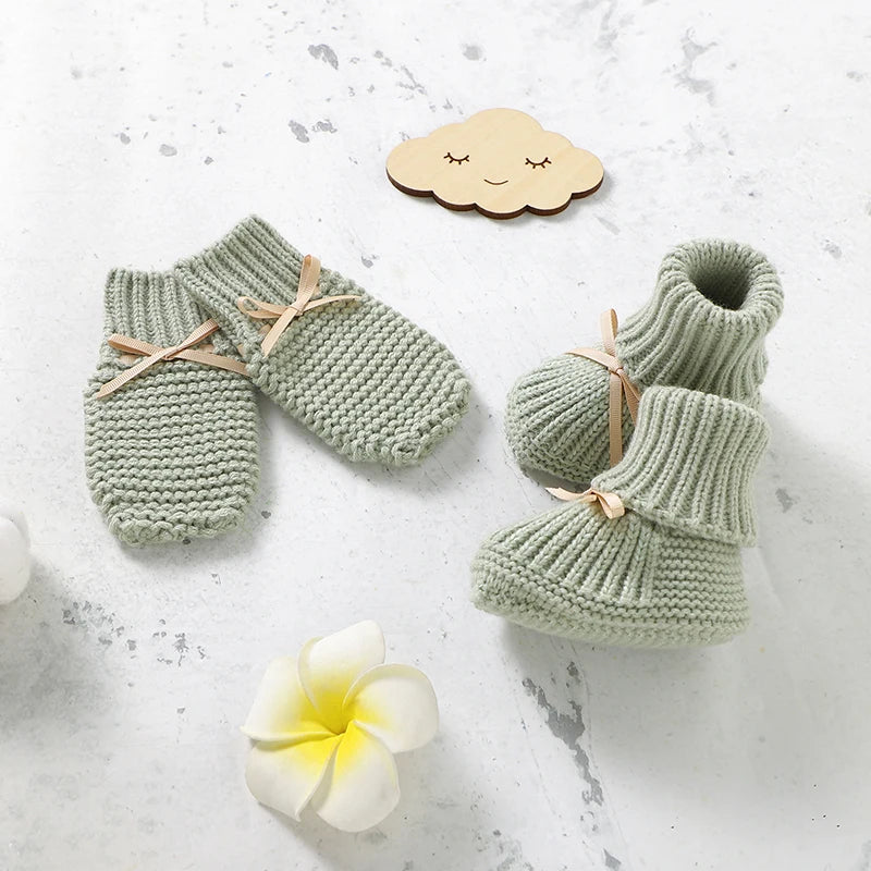 Unisex Onesie Set Onesie+Boots +Mitten and Hat 4PC