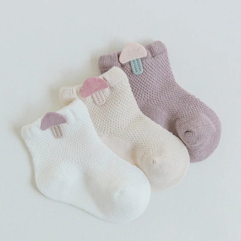 3 Pairs Mesh Socks