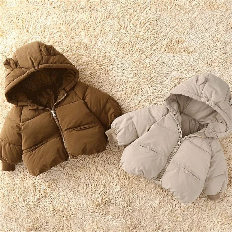 Unisex Hooded Winter Coat 12M-5T