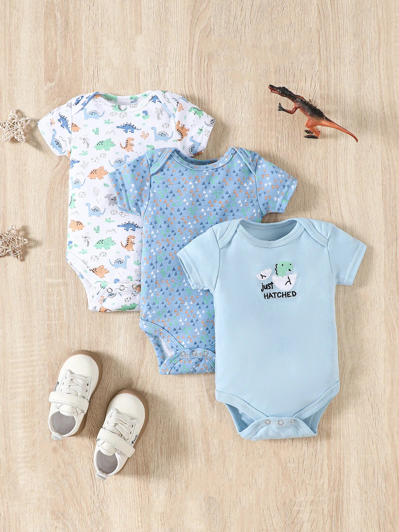 Baby Boy Onesies (Set of 3) Newborn-9M