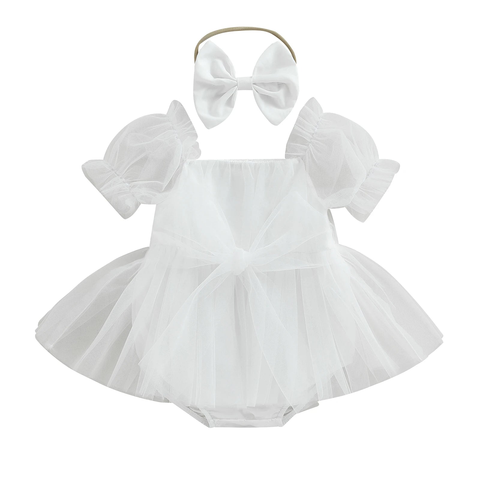 Tulle Dress with Headband Set 6M-24M