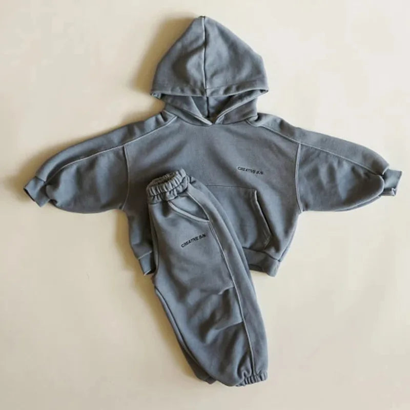 Athletic Hooded Sweatsuit 12M-6T