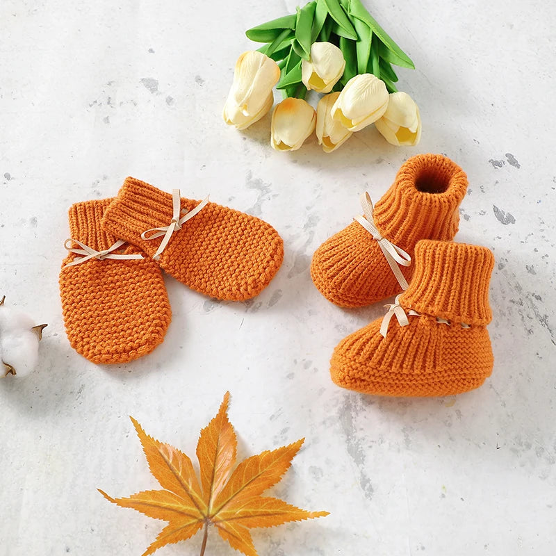 Unisex Onesie Set Onesie+Boots +Mitten and Hat 4PC