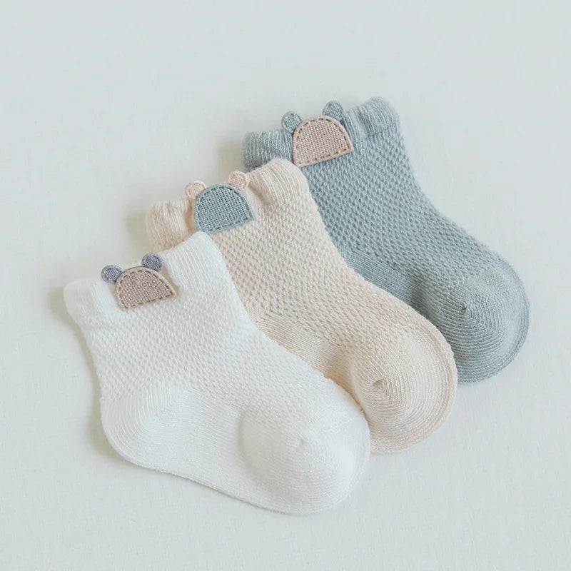 3 Pairs Mesh Socks