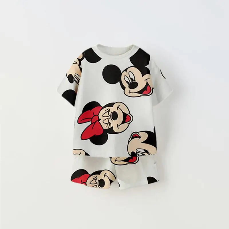 Unisex Disney T-Shirt & Short Set 9M- 5T