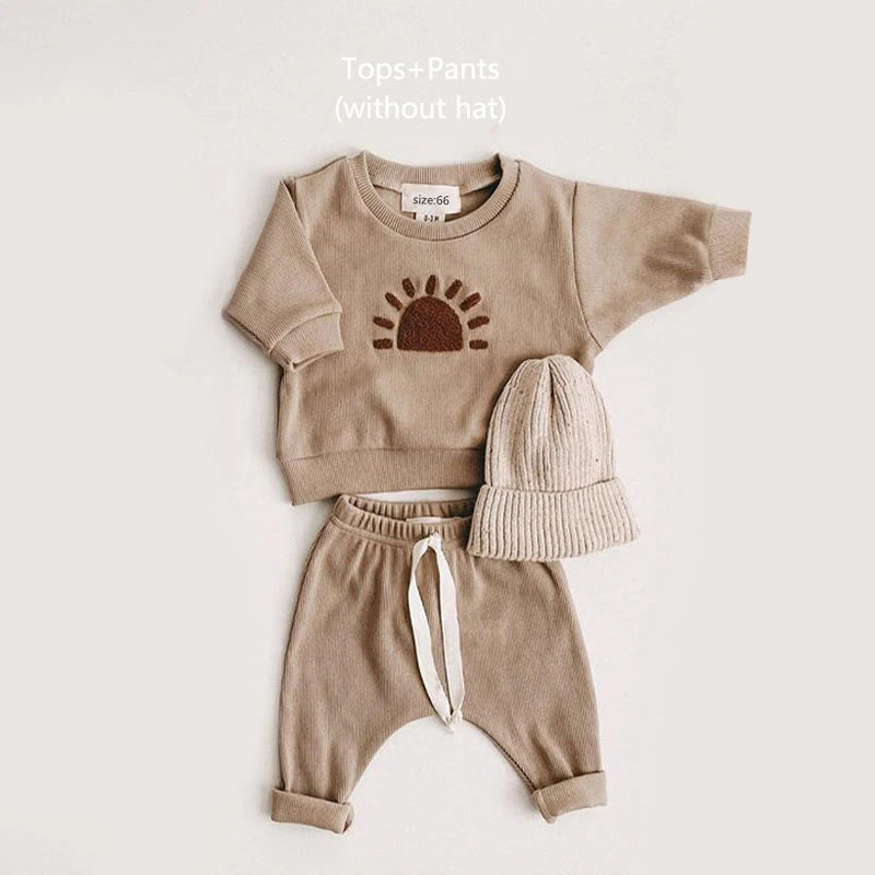 Baby Boy Long-Sleeved Sweatshirts and Pants 2pc Set