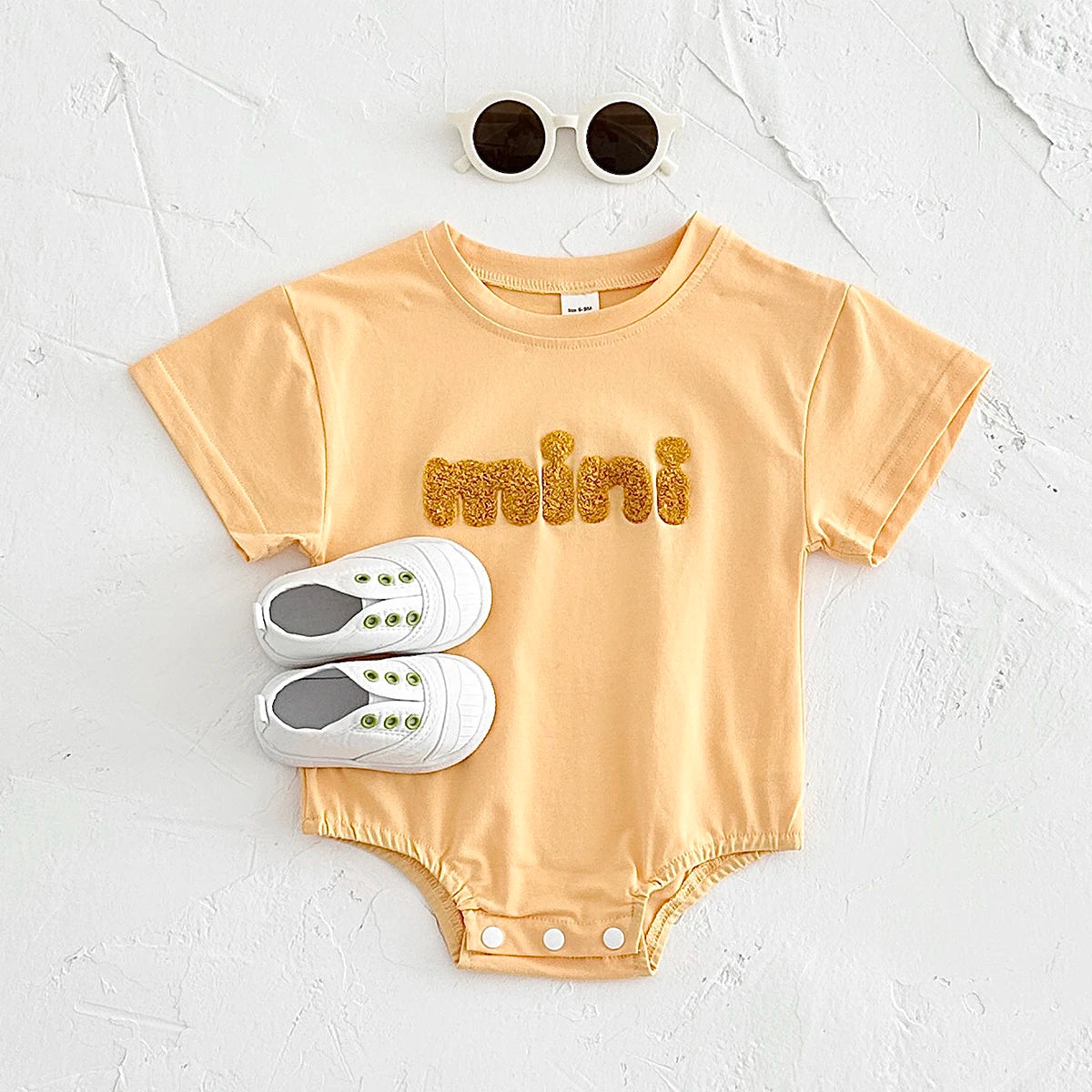 Baby Girl “MINI” Cotton Onesie