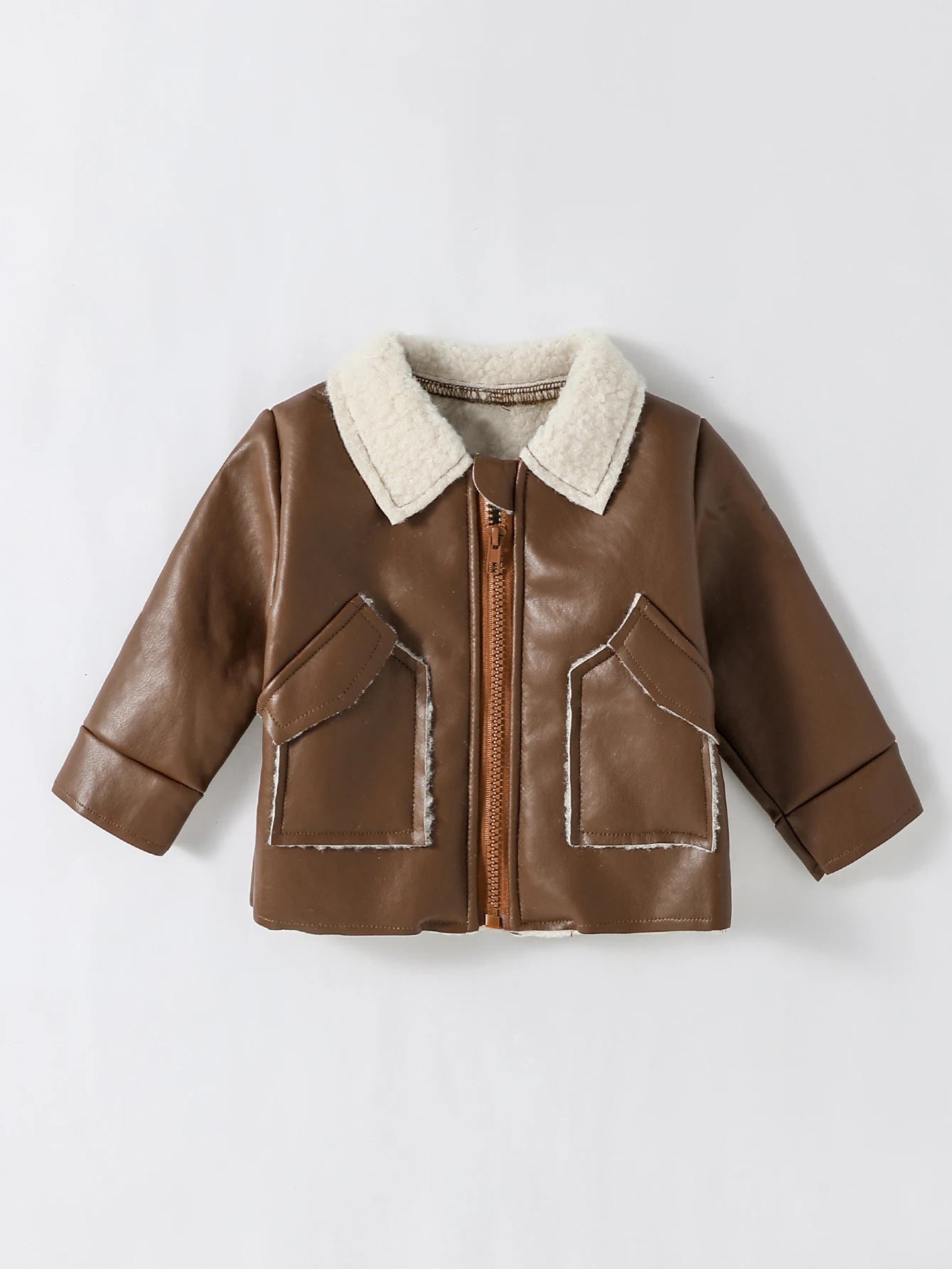 Boys Faux Leather Jacket 3M- 3T