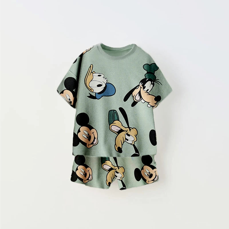 Unisex Disney T-Shirt & Short Set 9M- 5T
