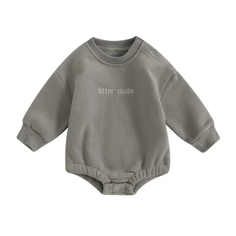 Boys Sweatshirt Onesie 0-18M