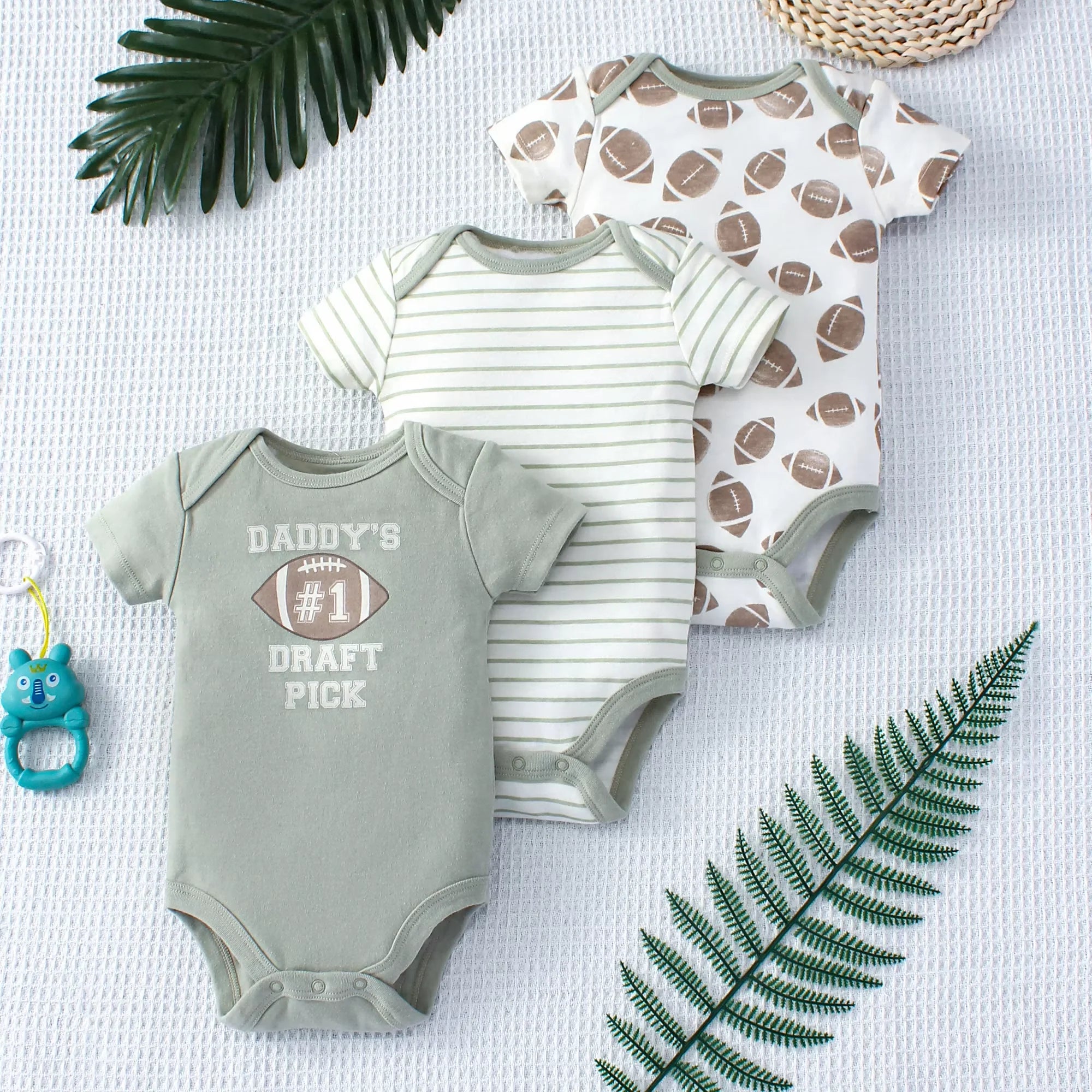 Baby Boy Onesies (Set of 3) Newborn-9M