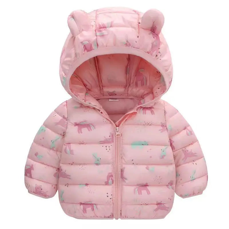Unisex Hooded Winter Coat 12M-5T