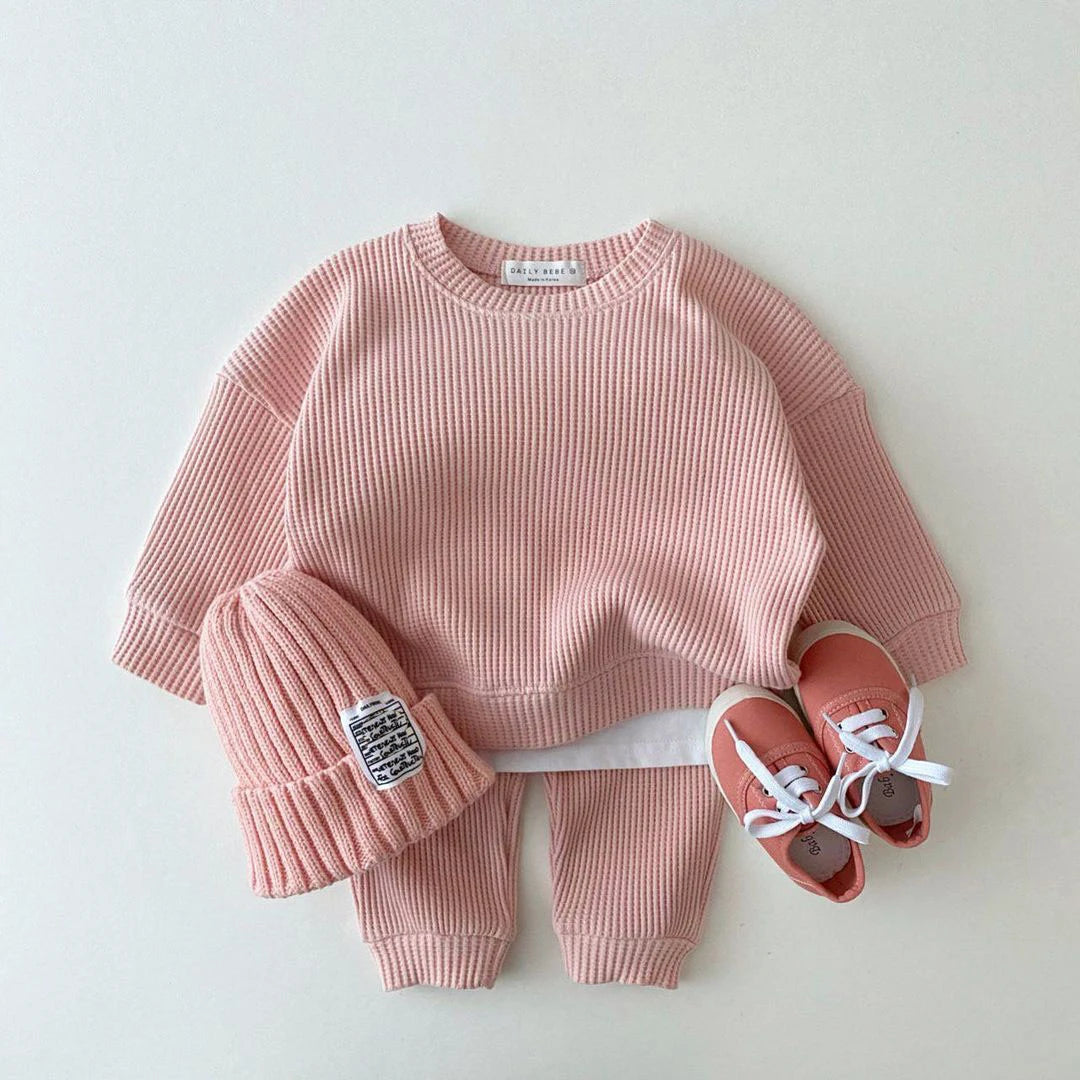 Unisex Cotton Sweatshirt and Pants Set 6M-3T