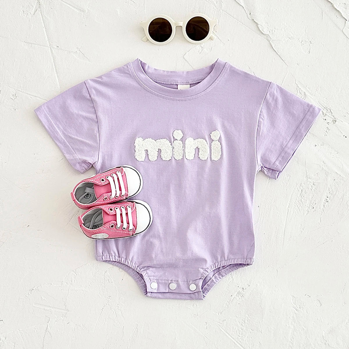 Baby Girl “MINI” Cotton Onesie