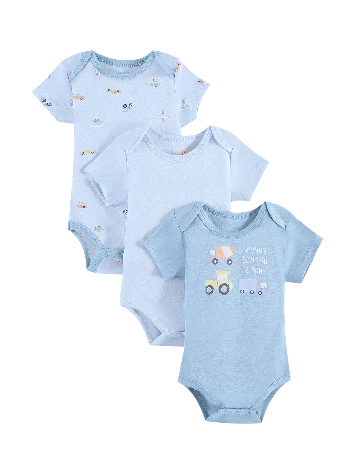 Baby Boy Onesies (Set of 3) Newborn-9M
