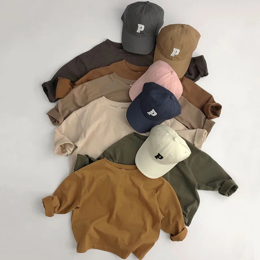 Long Sleeve Cotton T-Shirt 12M- 8T