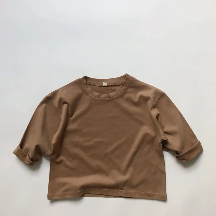 Long Sleeve Cotton T-Shirt 12M- 8T