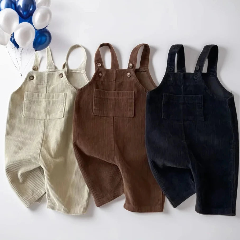 Boy's Corduroy Overalls 3M-4T
