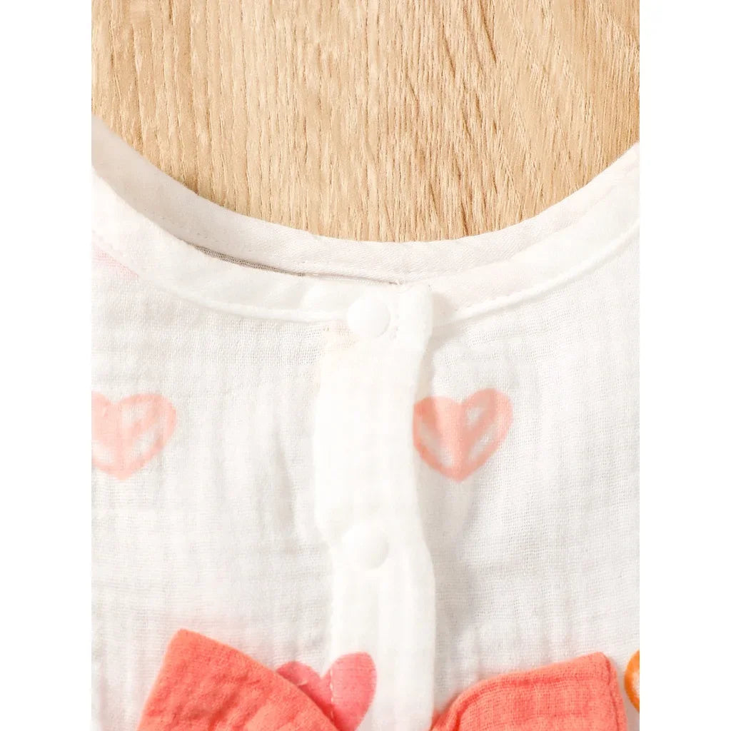Sleeveless 2PC Dress Set Newborn- 9M
