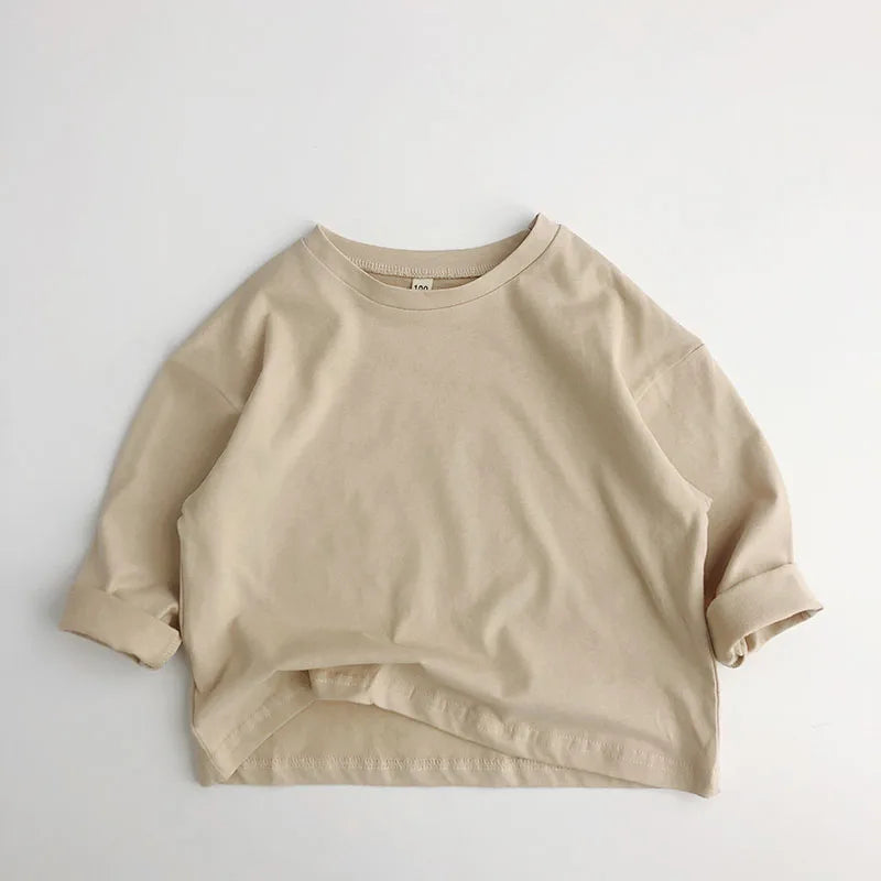 Long Sleeve Cotton T-Shirt 12M- 8T