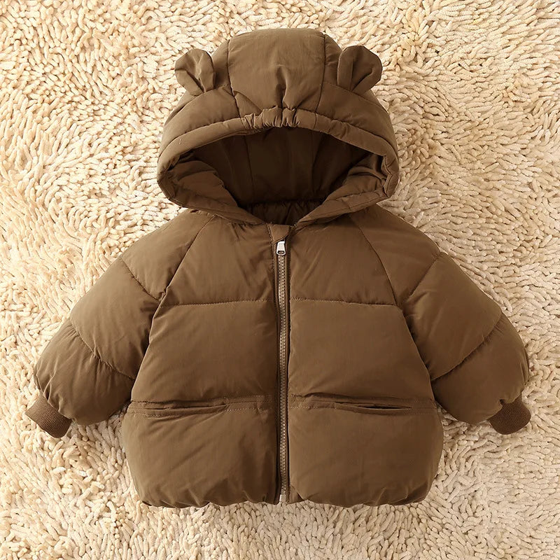 Unisex Hooded Winter Coat 12M-5T
