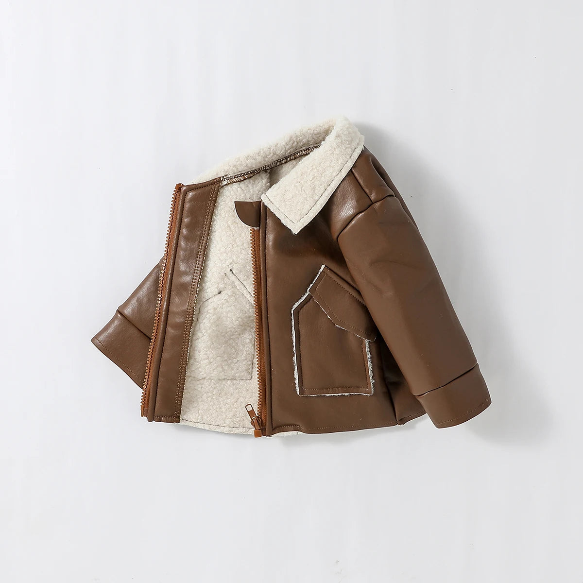 Boys Faux Leather Jacket 3M- 3T