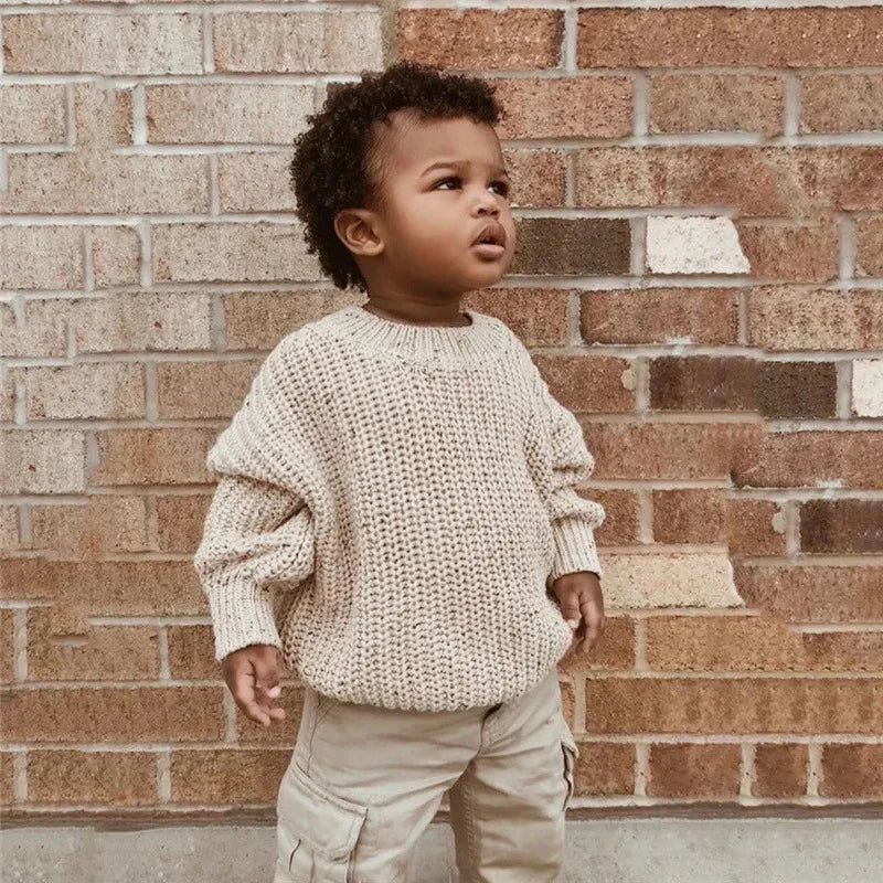 Unisex Toddler Knitted Sweater 3-4T