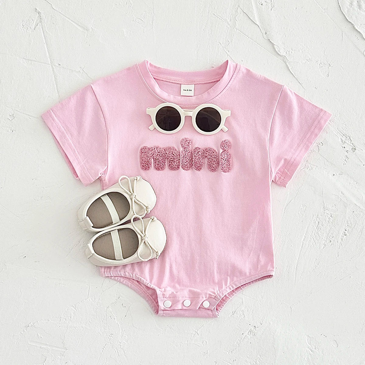 Baby Girl “MINI” Cotton Onesie