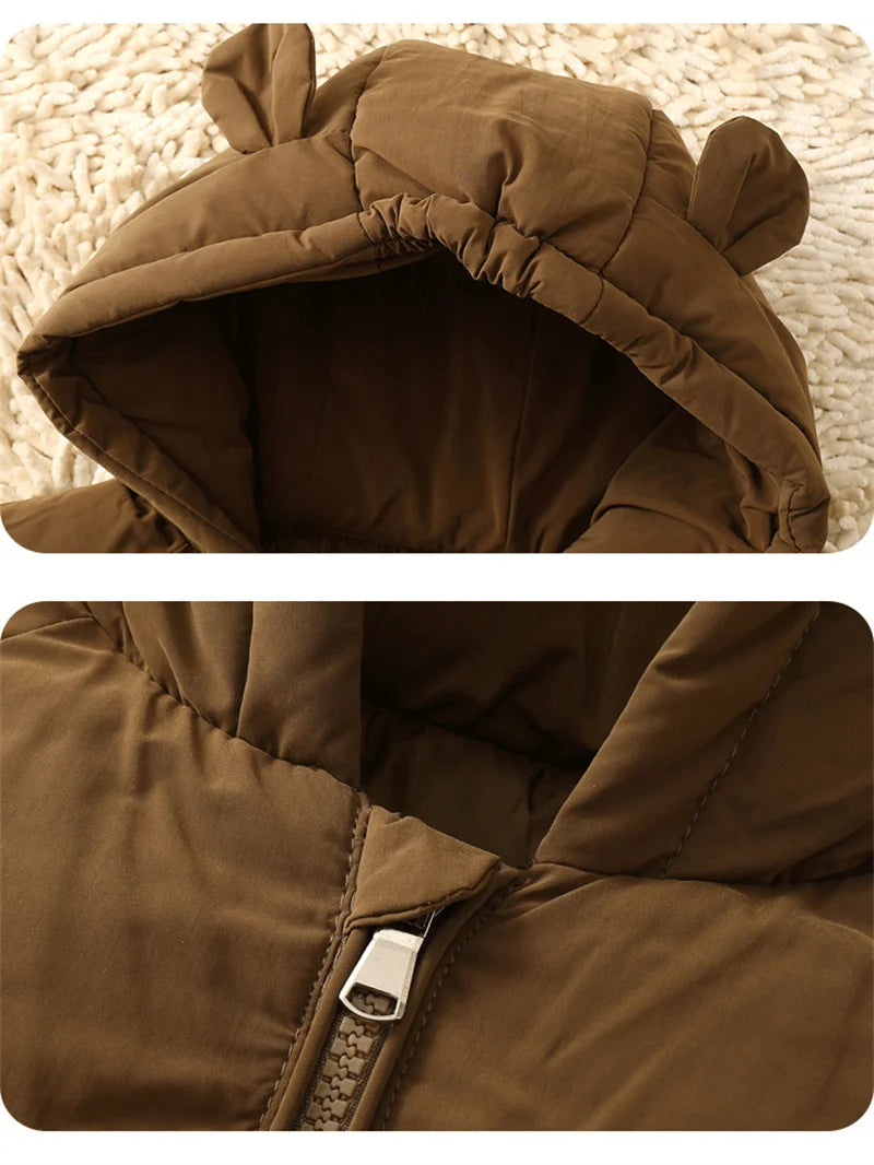 Unisex Hooded Winter Coat 12M-5T