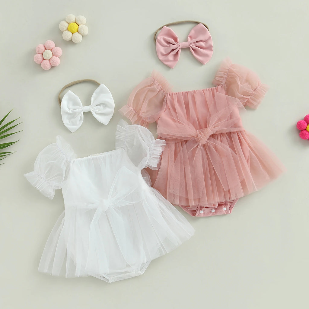 Tulle Dress with Headband Set 6M-24M