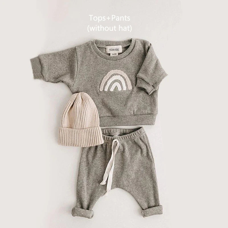 Baby Boy Long-Sleeved Sweatshirts and Pants 2pc Set