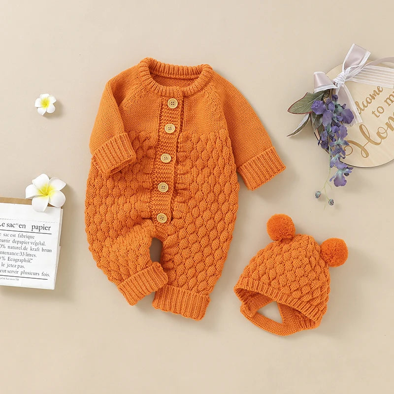 Unisex Onesie Set Onesie+Boots +Mitten and Hat 4PC